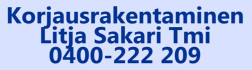 Korjausrakentaminen Litja Sakari Tmi logo